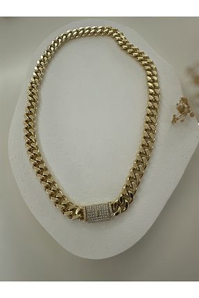 گردنبند استیل ( فولاد ) طلائی زنانه استیل (فولاد) Butik - کد 901175411
