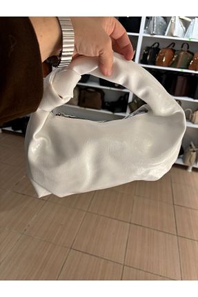 کیف دستی سفید زنانه ابعاد کوچک GÖNÜL - کد 921568055