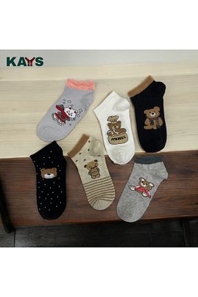 جوراب رنگی زنانه پنبه ای KAYS - کد 921571002