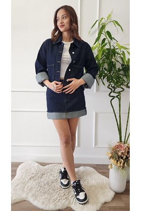 کت آبی زنانه Relaxed My Boutique - کد 921572627