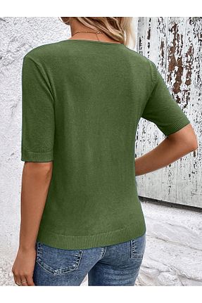بلوز سبز زنانه ساده AQE FASHION - کد 921576496