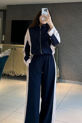 ست گرمکن سرمه ای زنانه ویسکون Damla Demli - کد 921573182