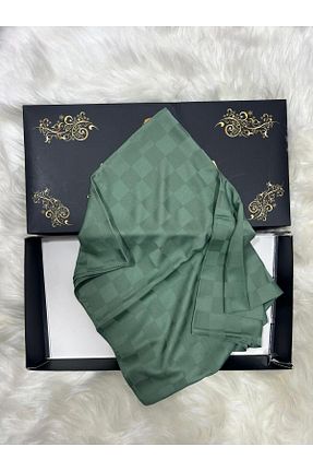 شال طوسی زنانه ابریشم ŞİNKESK - کد 843993542
