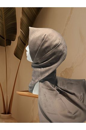 شال قهوه ای زنانه پنبه ای Pierre Cardin - کد 803494612