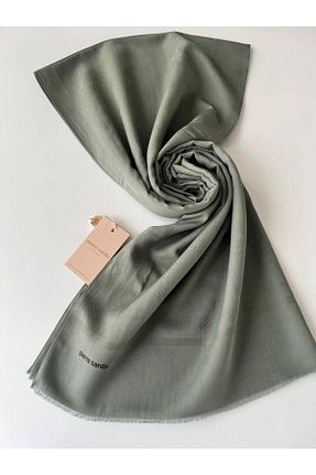 شال سبز زنانه پنبه ای Pierre Cardin - کد 803478996