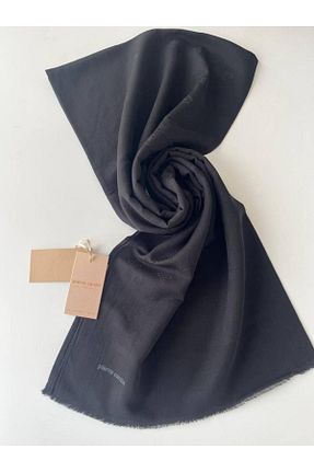 شال مشکی زنانه پنبه ای Pierre Cardin - کد 803491183