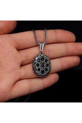گردنبند نقره مشکی زنانه 925 عیار mikro silver - کد 903958944