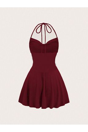 لباس زرشکی زنانه بافتنی ecemore - کد 921619253