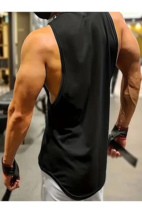 رکابی اسپرت مشکی مردانه پنبه MUTLUGYM - کد 903427339