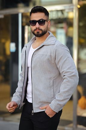 کت طوسی مردانه رگولار Moderk - کد 921647640