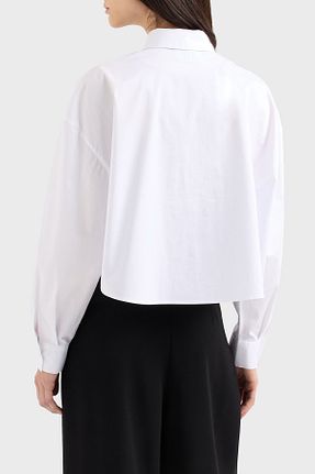 پیراهن سفید زنانه رگولار Armani Exchange - کد 922372495