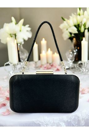کیف مجلسی مشکی زنانه پارچه ای Biçanta - کد 921645448