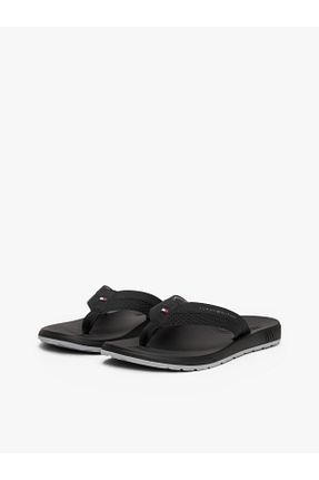 دمپائی مشکی مردانه پلی استر Tommy Hilfiger - کد 901396156