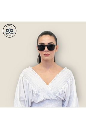 عینک آفتابی مشکی زنانه UV400 Pierre Lotus - کد 847101280