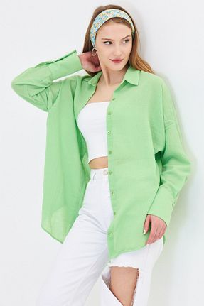 پیراهن سبز زنانه اورسایز armonika - کد 765160822