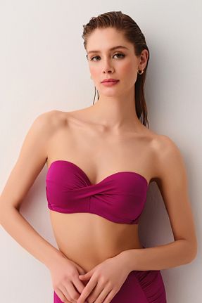 بالاتنه بیکینی صورتی زنانه الاستین Suwen - کد 920751309