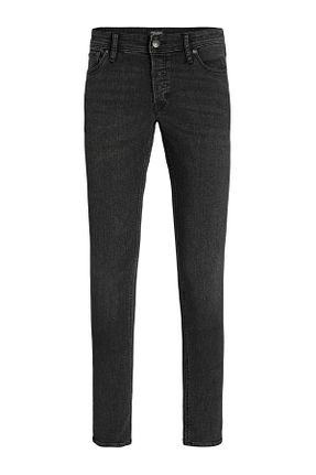 شلوار جین طوسی مردانه پاچه تنگ Jack & Jones - کد 852245320