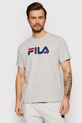 تیشرت اسپرت طوسی مردانه رگولار Fila - کد 917805021