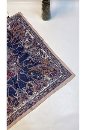 روسری بژ 90 x 90 Onur - کد 917805039