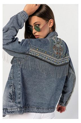 کت آبی زنانه %100 پنبه Tiffany Tomato - کد 103749444