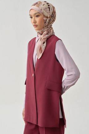 جلیقه حجاب بنفش زنانه رگولار Tuğba - کد 917807916