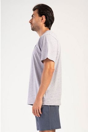 ست لباس راحتی طوسی مردانه پنبه ای Mısırlı - کد 917809176