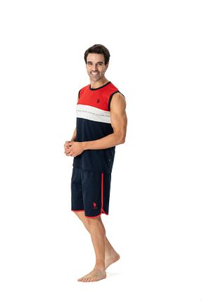 ست لباس راحتی قرمز مردانه طرح دار U.S. Polo Assn. - کد 808116046