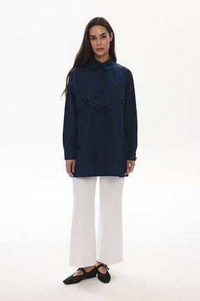 پیراهن حجاب سرمه ای زنانه Relaxed Hooopstore - کد 917816842