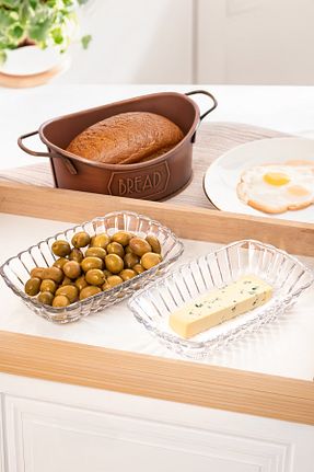 بشقاب سفید شیشه Porsima - کد 917809127