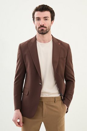 کت قهوه ای مردانه رگولار Mcr - کد 917810300