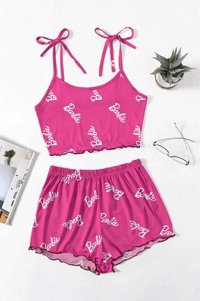 ست لباس راحتی صورتی زنانه ساده PEMBİŞ HOMEWEAR - کد 917818828