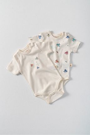 بادی و سرهمی نوزادی نباتی بچه گانه %100 پنبه Bubbles - کد 917820584