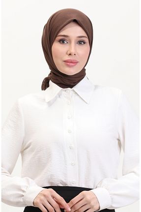 روسری قهوه ای sefamerve - کد 917827705