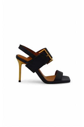 صندل مشکی زنانه پاشنه نازک Gizzelli shoes - کد 917821953