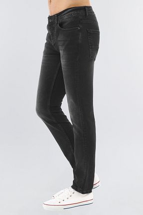شلوار جین طوسی مردانه پاچه تنگ CEDY DENIM - کد 66557261