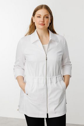 ترنچکت سایز بزرگ نباتی زنانه پلی استر Ekol - کد 917837127