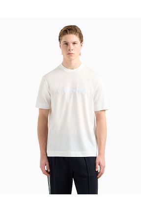 تیشرت سفید مردانه رگولار Emporio Armani - کد 917840662