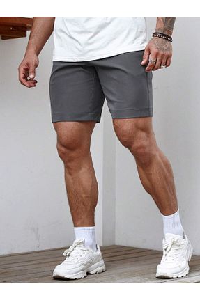 شلوارک و برمودا طوسی مردانه رگولار WKM - کد 917843649