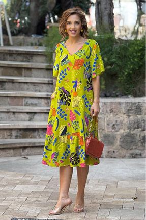 لباس سبز زنانه بافتنی Nevin Kaya Moda - کد 917937075
