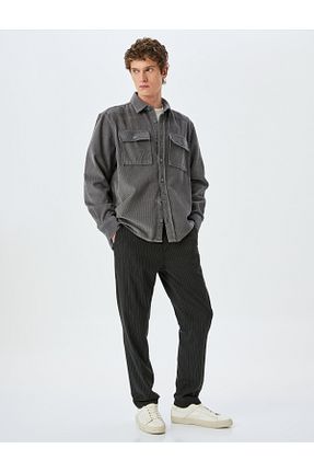 کت طوسی مردانه رگولار Koton - کد 917879385