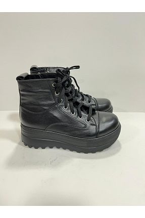 بوت / نیم بوت مشکی مردانه چرم خالص Öz Yapıcı Kundura - کد 917844727