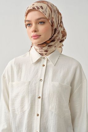 تونیک حجاب نباتی زنانه پلی استر Tuğba - کد 920761591
