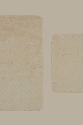 پادری حمام بژ پلی استر Karaca Home - کد 877286209