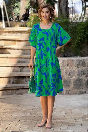 لباس سبز زنانه بافتنی Nevin Kaya Moda - کد 919761587