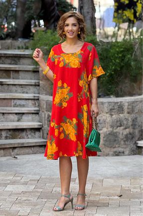 لباس نارنجی زنانه بافتنی Nevin Kaya Moda - کد 917911616