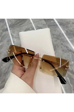 عینک آفتابی قهوه ای زنانه UV400 Nefiz Home - کد 918098327