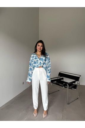شلوارک و برمودا نباتی زنانه Straight Bade Butik - کد 834453670