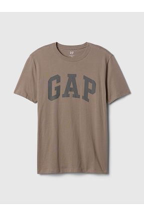 تیشرت قهوه ای مردانه رگولار GAP - کد 918249510