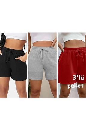شلوارک و برمودا سایز بزرگ رنگی زنانه فاق بلند UYN SPORT - کد 918277917