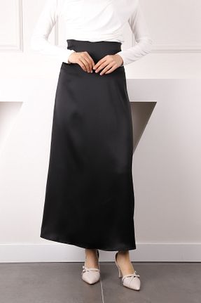 دامن حجاب مشکی زنانه کلوش İmajButik - کد 918371393